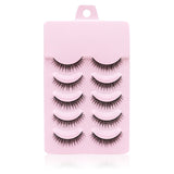 Short Cross False Eyelashes | Fake Eye Lashes | Gloryas Beauty Store