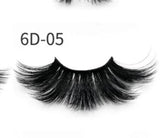 Nethong 25mm mink false eye lashes 6D three-dimensional messy cross-eye lashes Europe and the United States cross-border for eye lashes