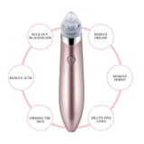 Electric Blackhead Vacuum Pore Cleaner Acne Pimple Remover Strong Suction Tool Electric Blackhead Remover Pore Vacuum Suction Diamond Dermabrasion Face Cleaner