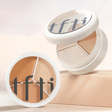 TFTI Three Colors Concealer Concealer Plate Cover Facial Spots Acne Marks Smear-proof Makeup Foundation Cream Dark Circles Dry Oily Skin