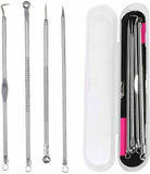 Ear Wax Remover Spoon Earwax Picker And Pimple Blackhead Remover Tools - COMBO KIT
